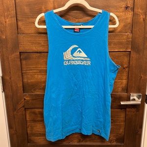 XL blue quiksilver tank